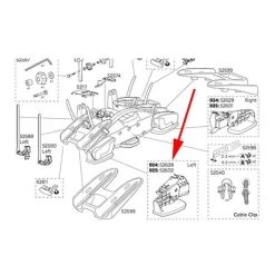 Support éclairages Gauche Thule VelCom 924-926