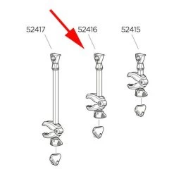 Branche Vélo Medium Thule Sans Fermeture Pour Porte Vélo EuroClassic 929 G6