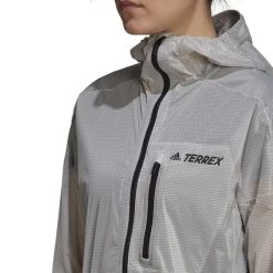 Veste Adidas Terrex Agravic 2,5L Gris Blanc Femme -Outdoor Gear Soldes ad ha4756 004