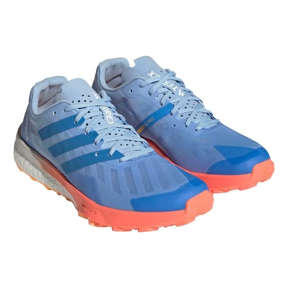 Chaussures Adidas Terrex Speed Ultra Bleu Clair Orange Blanc Femme 5 Chaussures Adidas Terrex Speed Ultra Bleu Clair Orange Blanc Femme – Image 3