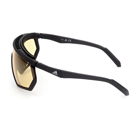 Lunettes Adidas CMPT Aero Pro SP0029-H Matte Black Avec Verre Vario Yellow 4 Lunettes Adidas CMPT Aero Pro SP0029-H Matte Black Avec Verre Vario Yellow – Image 2