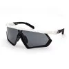 Lunettes Adidas Sport SP0054 White Black Avec Verre Contrast Smoke