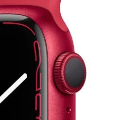 Apple Watch Series 7 GPS Cellular 41 Mm Aluminium Case Rouge Avec Bracelet Sport Rouge -Outdoor Gear Soldes apl mkhv3ty a 003