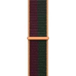 Bracelet Sport Boucle Apple Regular Pour Apple Watch 41 Mm Vert Foncé Violet