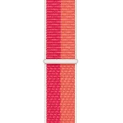 Bracelet Sport Boucle Apple Pour Apple Watch 41 Mm Orange Clair Rose Clair