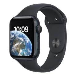 Apple Watch SE GPS + Celullar 2ème Génération 44 Mm Aluminium Avec Bracelet Sport Minuit