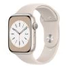 Apple Watch Series 8 GPS 45 Mm Aluminium Blanc Avec Bracelet Sport Blanc étoiles