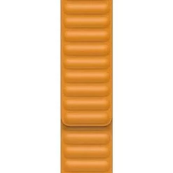 Bracelet à Maillons Cuir Apple Pour Apple Watch 40 mm Jaune Orange