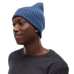 Bonnet Buff Merino Wool Knit Norval Denim Bleu Foncé Femme -Outdoor Gear Soldes bu 124242.788 003