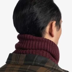 Buff Knitted Neckwarmer Comfort Norval Grenat -Outdoor Gear Soldes bu 124244.632.10.00 006