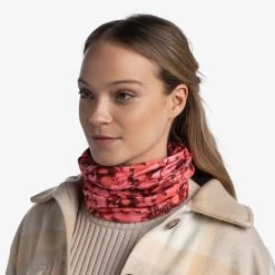 Buff Original EcoStretch Rouge Corail -Outdoor Gear Soldes bu 129774.423.10.00 003