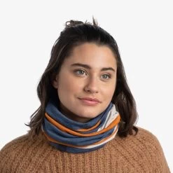 Buff Merino Move Bleu Blanc Orange -Outdoor Gear Soldes bu 130220.701.10.00 006