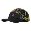 Casquette Buff 5 Panels Noir Jaune Orange -Outdoor Gear Soldes bu 131315.999.10.00 001
