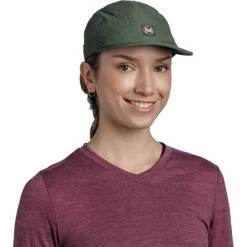 Casquette Buff 5 Panel Explore Vert Foncé -Outdoor Gear Soldes bu 131394.846.10.00 003