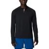 T-shirt Columbia Endless Trail Half-Zip Mesh Manche Longue Noir -Outdoor Gear Soldes cl 2031671 010 001