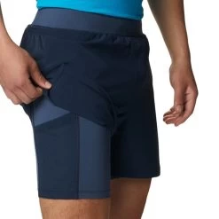 Short Columbia Endless Trail 2 In 1 Short Bleu Marine -Outdoor Gear Soldes cl 2031721 464 sht 006