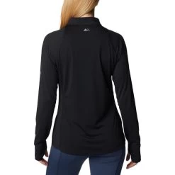 T-shirt Columbia Endless Trail Half Zip Mesh Manche Longue Noir Femme -Outdoor Gear Soldes cl 2031781 010 003