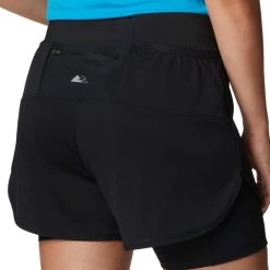 Short Columbia Endless Trail 2 In 1 Short Noir Femme -Outdoor Gear Soldes cl 2031841 010 sht 005
