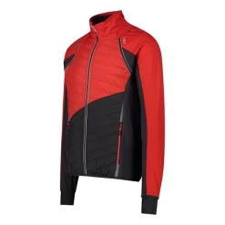 Veste CMP Detachable Sleeves PrimaLoft Rouge Noir -Outdoor Gear Soldes cmp 30a2647 c580 003