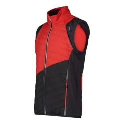 Veste CMP Detachable Sleeves PrimaLoft Rouge Noir -Outdoor Gear Soldes cmp 30a2647 c580 006