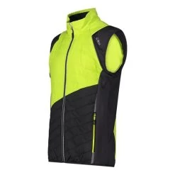 Veste CMP Detachable Sleeves PrimaLoft Jaune Noir -Outdoor Gear Soldes cmp 30a2647 e112 006