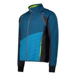 Veste CMP Detachable Sleeves PrimaLoft Bleu Noir Jaune -Outdoor Gear Soldes cmp 30a2647 m916 003