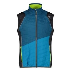 Veste CMP Detachable Sleeves PrimaLoft Bleu Noir Jaune -Outdoor Gear Soldes cmp 30a2647 m916 004