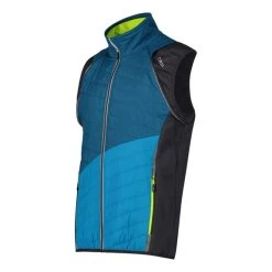Veste CMP Detachable Sleeves PrimaLoft Bleu Noir Jaune -Outdoor Gear Soldes cmp 30a2647 m916 006