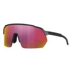 Lunettes DPV Bora Lite Noir Mat Verres Rouge