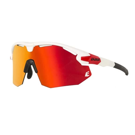 Lunettes Eassun Giant Blanc Mat Avec Verres à Effet Miroir Red Revo 3 Lunettes Eassun Giant Blanc Mat Avec Verres à Effet Miroir Red Revo