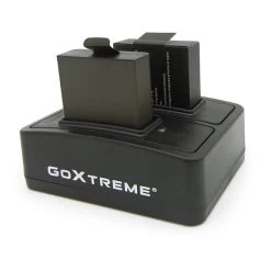 Chargeur Double De Batterie Easypix Pour GoXtreme Black Hawk Et Stage -Outdoor Gear Soldes eas 330871 004