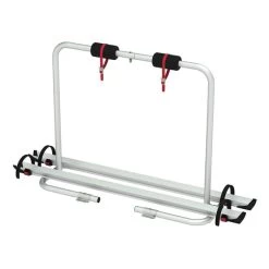 Porte-vélos Fiamma Caravan XL A Pour 2/3 Vélos Gris Argenté Noir Rouge