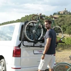 Porte-vélos Fiamma Volkswagen T6 Pro Pour 2/4 Vélos Noir Rouge -Outdoor Gear Soldes fia 02094a08a 002