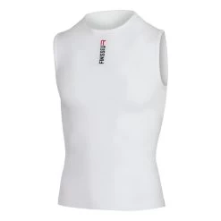 Maillot De Corps Finisseur Micromesh Sans Manches Blanc