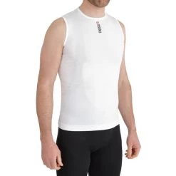 Maillot De Corps Finisseur Pro Sans Manches Blanc -Outdoor Gear Soldes fns c232ss2101 02 151
