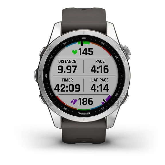 Garmin Fenix 7S Argenté Avec Bracelet Gris 6 Garmin Fenix 7S Argenté Avec Bracelet Gris – Image 4