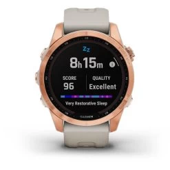 Garmin Fenix 7S Solar Rose Doré Avec Bracelet Blanc -Outdoor Gear Soldes ga 010 02539 11 004