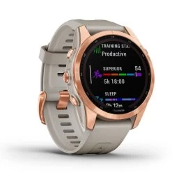 Garmin Fenix 7S Solar Rose Doré Avec Bracelet Blanc -Outdoor Gear Soldes ga 010 02539 11 009