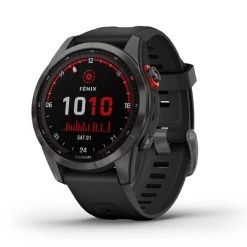 Garmin Fenix 7S Solar Gris Avec Bracelet Noir