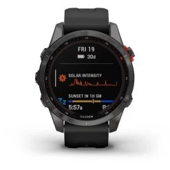 Garmin Fenix 7S Solar Gris Avec Bracelet Noir -Outdoor Gear Soldes ga 010 02539 13 005