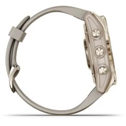 Garmin Fenix 7S Sapphire Solar Doré Clair Avec Bracelet Blanc Titane -Outdoor Gear Soldes ga 010 02539 21 005