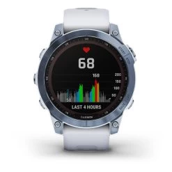 Garmin Fenix 7 Sapphire Solar Bleu Titane Avec Bracelet Blanc -Outdoor Gear Soldes ga 010 02540 25 003