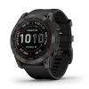 Garmin Fenix 7X Sapphire Solar Gris Titane Charbon Avec Bracelet Noir