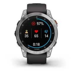 Garmin EPIX 2 Argenté Avec Bracelet Gris -Outdoor Gear Soldes ga 010 02582 01 003
