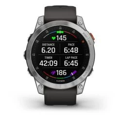 Garmin EPIX 2 Argenté Avec Bracelet Gris -Outdoor Gear Soldes ga 010 02582 01 005