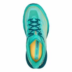 Chaussures HOKA Speedgoat 5 Bleu Clair Vert Femme -Outdoor Gear Soldes hk 0001123158 dtw 005