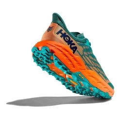 Chaussures HOKA Speedgoat 5 Vert Orange Fluo -Outdoor Gear Soldes hk 1123157 tmo 004