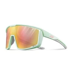 Lunettes Julbo Fury Vert Menthe Mat Avec Verres REACTIV Photochromic Performance 1-3 Light Amplifier Rose