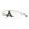 Lunettes Oakley Radar EV Path Polished White Avec Verres Clear -Outdoor Gear Soldes ok oo9208 c138 001