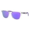 Lunettes Oakley Frogskins Mix Splatter Polished Clear Avec Verres Prizm Violet Polarized -Outdoor Gear Soldes ok oo9428 1755 001